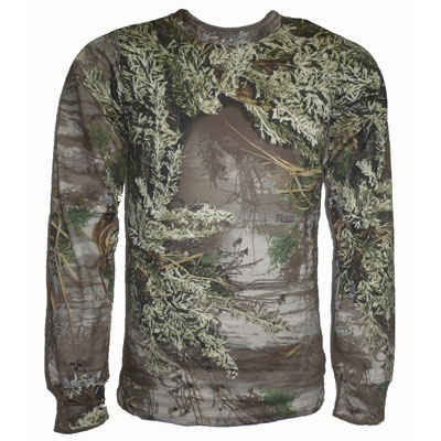 Mens Camouflage Camo Real Tree Jungle Forest Print LONG Sleeved T Shirt S to 5XL 