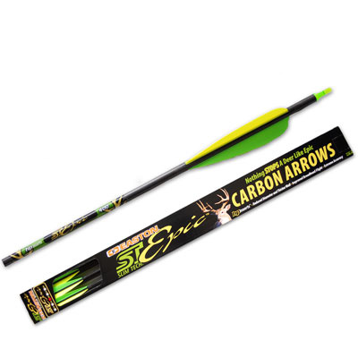 EASTON ST EPIC CARBON ARROWS DOZEN