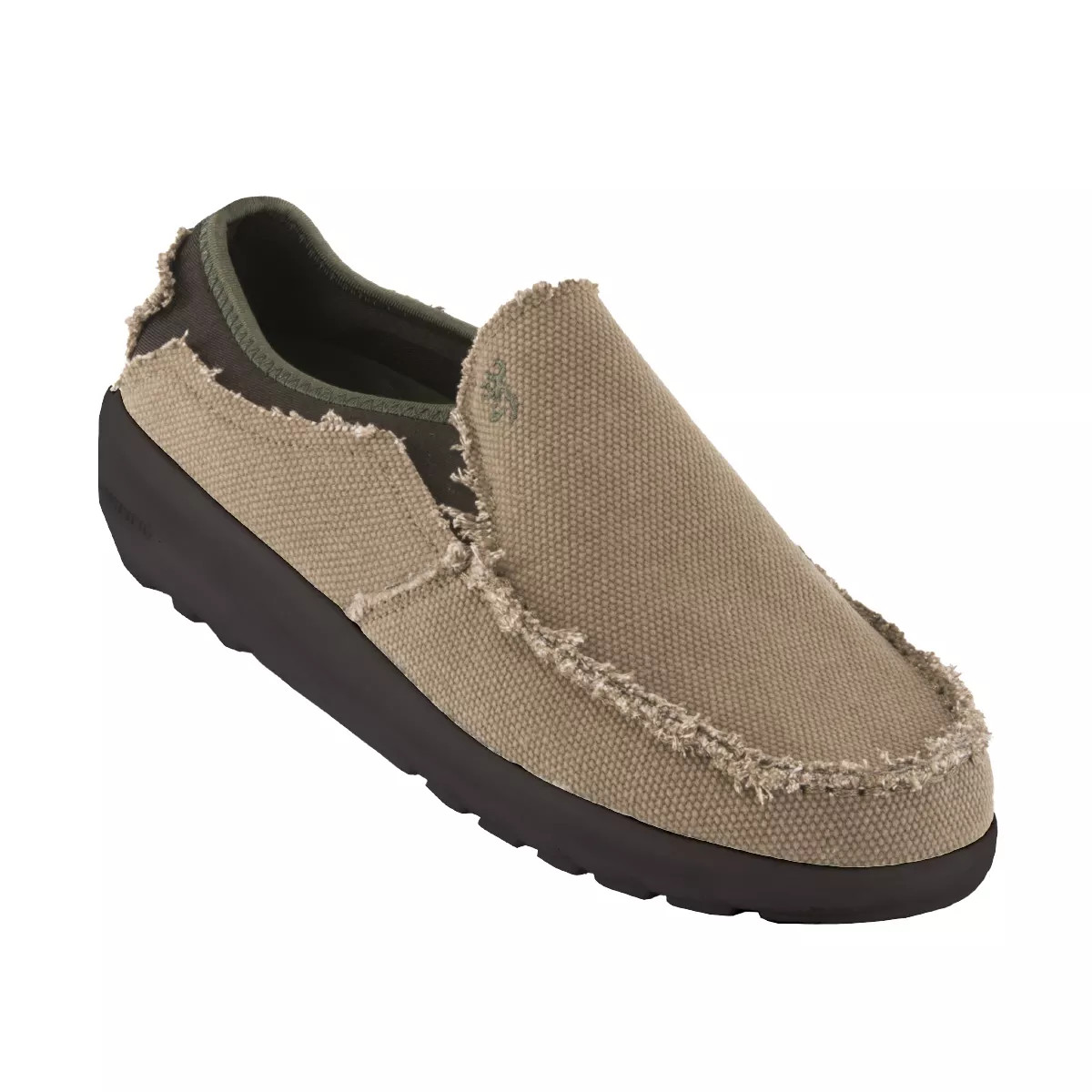 browning men's harvey canvas slip on shoes